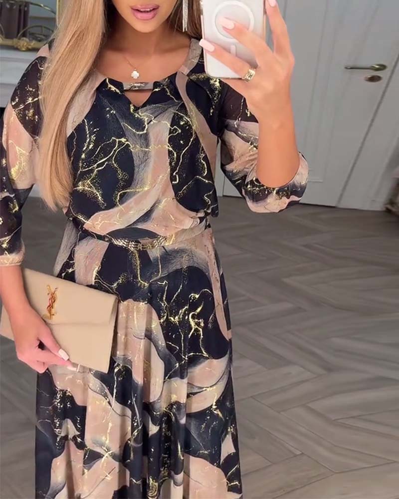 Unikalaus dizaino elegantiška ilga suknelė