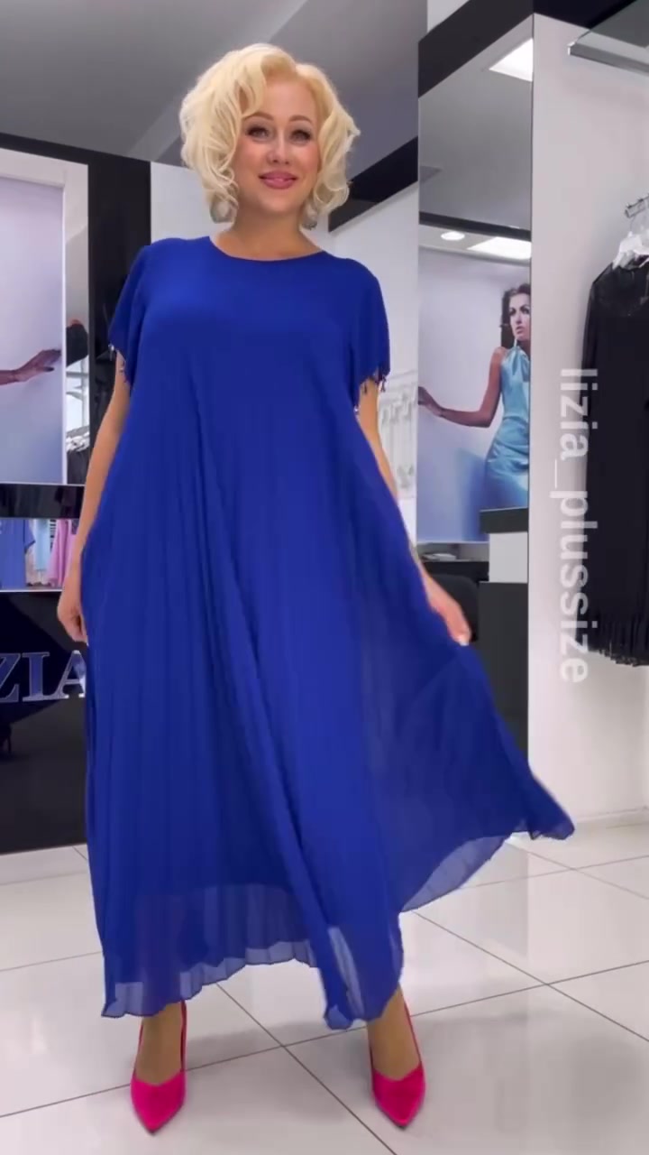 Ilga elegantiška pavasarinė suknelė