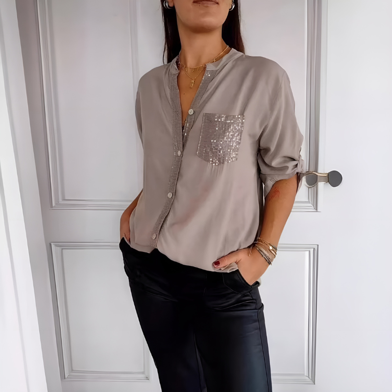 Elegantiška blizgi palaidinė
