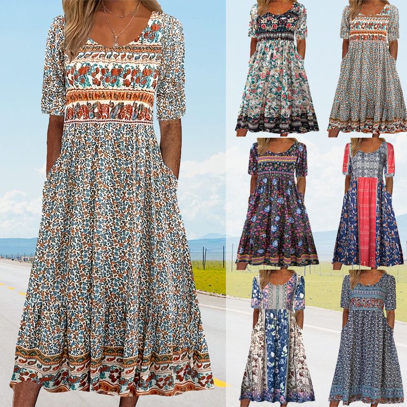 Patogi ir stilinga Boho suknelė