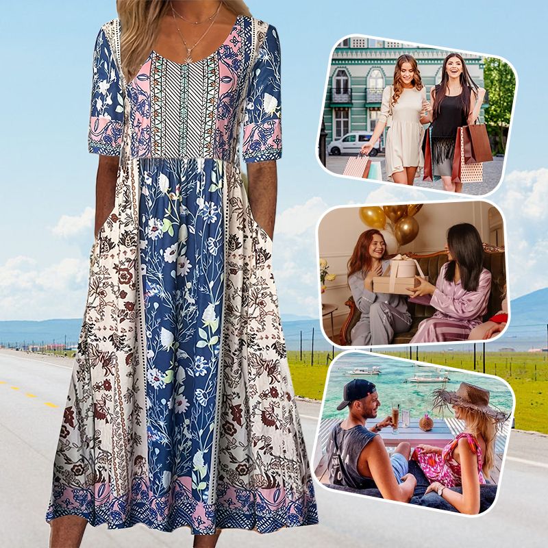 Patogi ir stilinga Boho suknelė